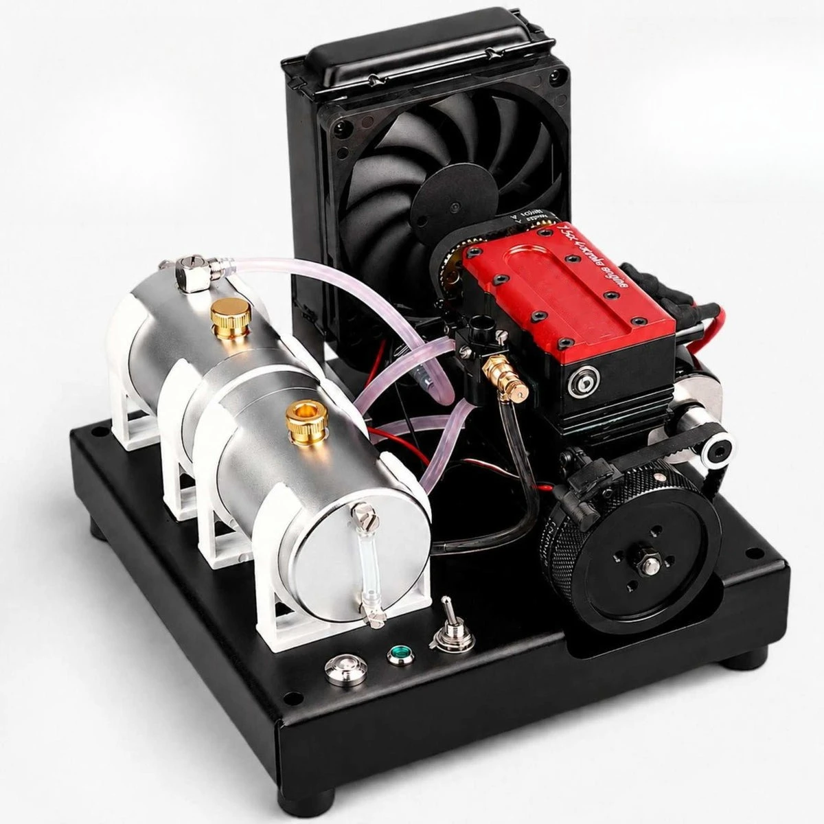 Inline Twin-Cylinder Engine Model Kit Water Cooling F2-7.5cc Four-Stroke CNC Metal Electric Starter Mechanical DIY Toy Gift
Inline Twin-Cylinder Engine Model Kit Water Cooling F2-7.5cc Four-Stroke CNC Metal Electric Starter Mechanical DIY Toy Gift