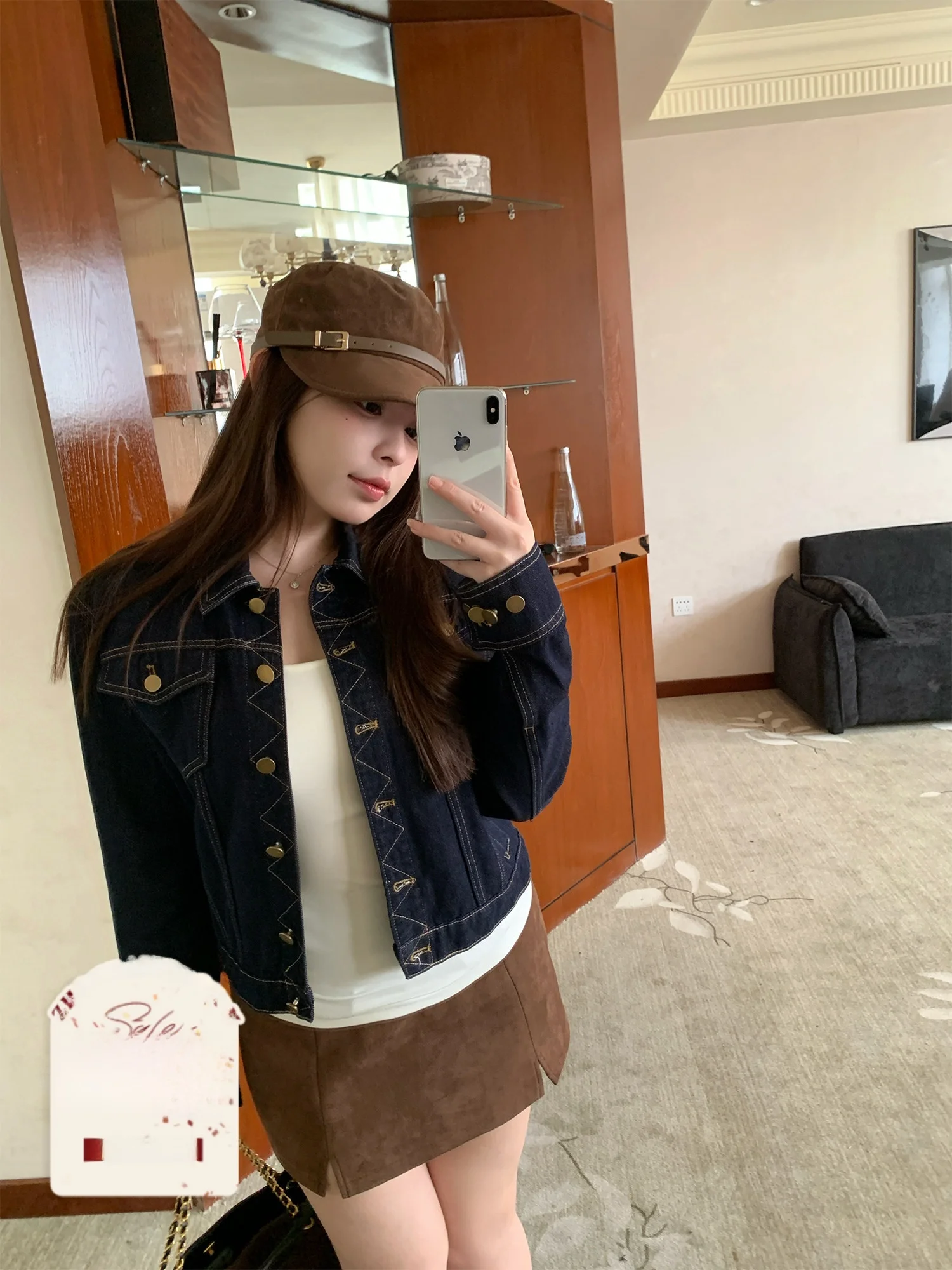 Универсальная женская джинсовая куртка Ele из хлопка (85% хлопок) для ранней весны, приталенная, для повседневной носки, с длинными рукавами, на пуговицах
Универсальная женская джинсовая куртка Ele из хлопка (85% хлопок) для ранней весны, приталенная, для повседневной носки, с длинными рукавами, на пуговицах