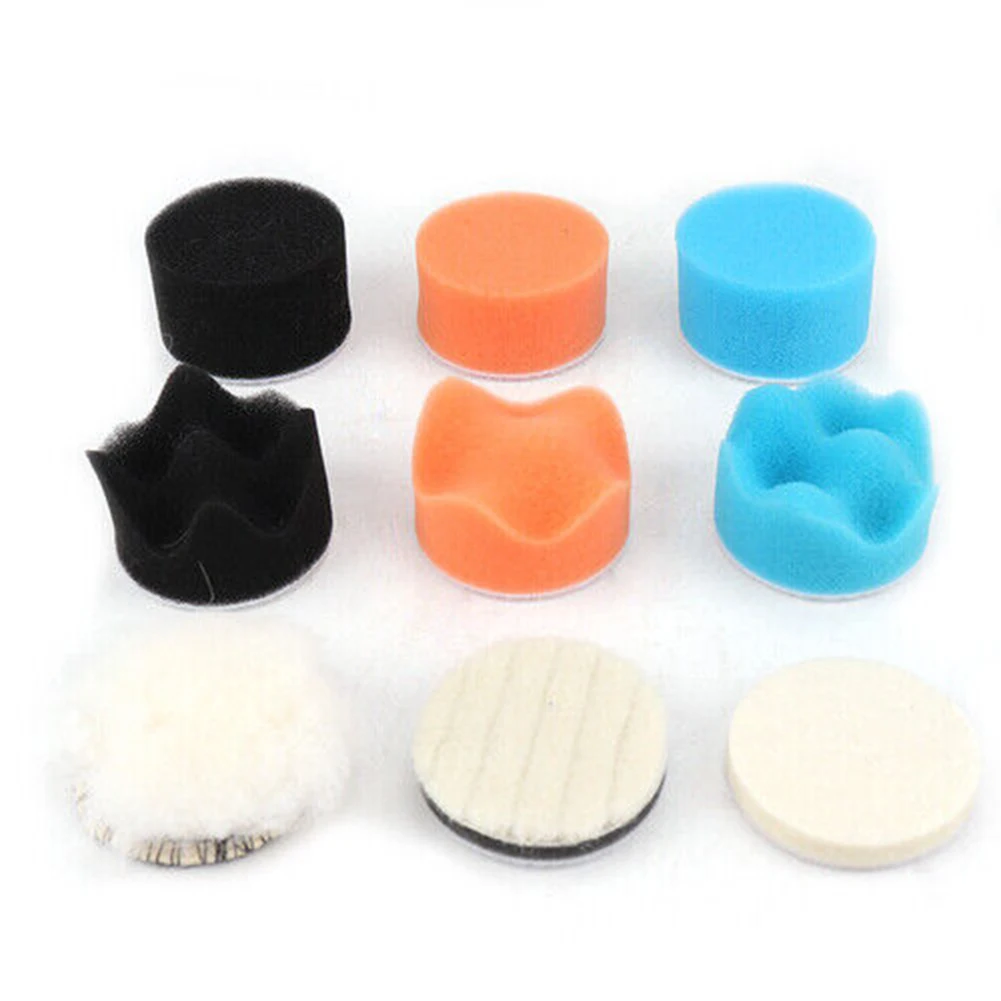 Набор из 9 плоских поролоновых подушечек Wave Foam Pad 26 мм и 50 мм для полировки и вощения автомобилей
Набор из 9 плоских поролоновых подушечек Wave Foam Pad 26 мм и 50 мм для полировки и вощения автомобилей