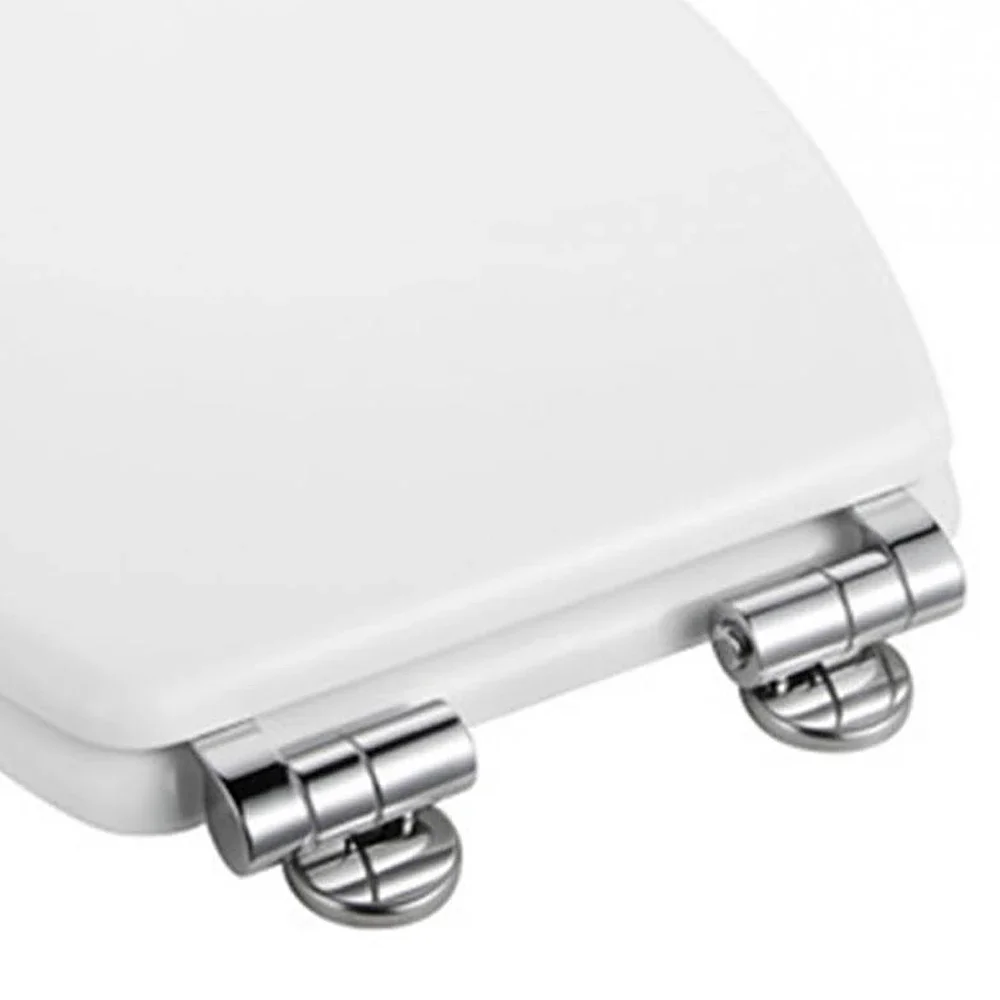 Universal Toilet Seat Hinges Zinc Alloy Replacement Hinges Set Toilet Lid Accessories Repair Kit Fits for Most Seats Cover Lid
Universal Toilet Seat Hinges Zinc Alloy Replacement Hinges Set Toilet Lid Accessories Repair Kit Fits for Most Seats Cover Lid