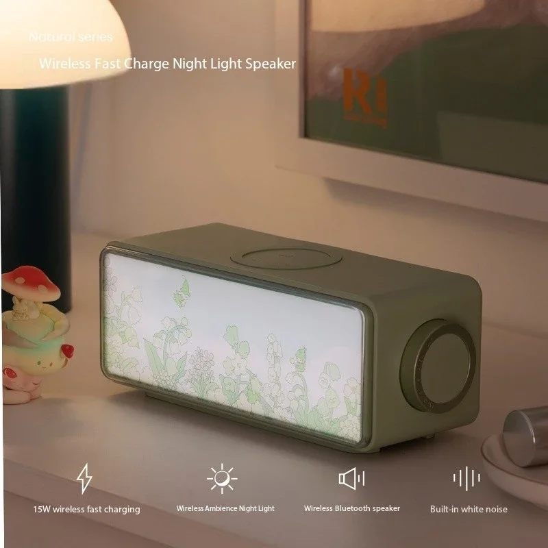 Caixa De Som Bluetooth-динамик, ночник, многофункциональный звуковой ящик, маленькая покраска с беспроводной зарядкой, звуковая панель объема 15 Вт
Caixa De Som Bluetooth-динамик, ночник, многофункциональный звуковой ящик, маленькая покраска с беспроводной зарядкой, звуковая панель объема 15 Вт