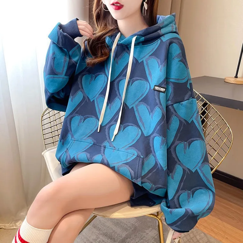 Pink Women's Sweatshirt Blue Graphic Cute with Orint on Kawaii Top Woman Clothing New in Casual Xxl Korean Fashion Trend Cotton
Pink Women's Sweatshirt Blue Graphic Cute with Orint on Kawaii Top Woman Clothing New in Casual Xxl Korean Fashion Trend Cotton
