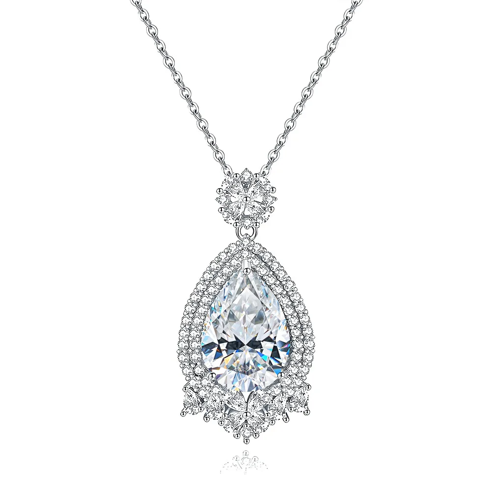 New 925 silver water drop pendant necklace noble 10x14mm yellow water drop high carbon diamond necklace
New 925 silver water drop pendant necklace noble 10x14mm yellow water drop high carbon diamond necklace