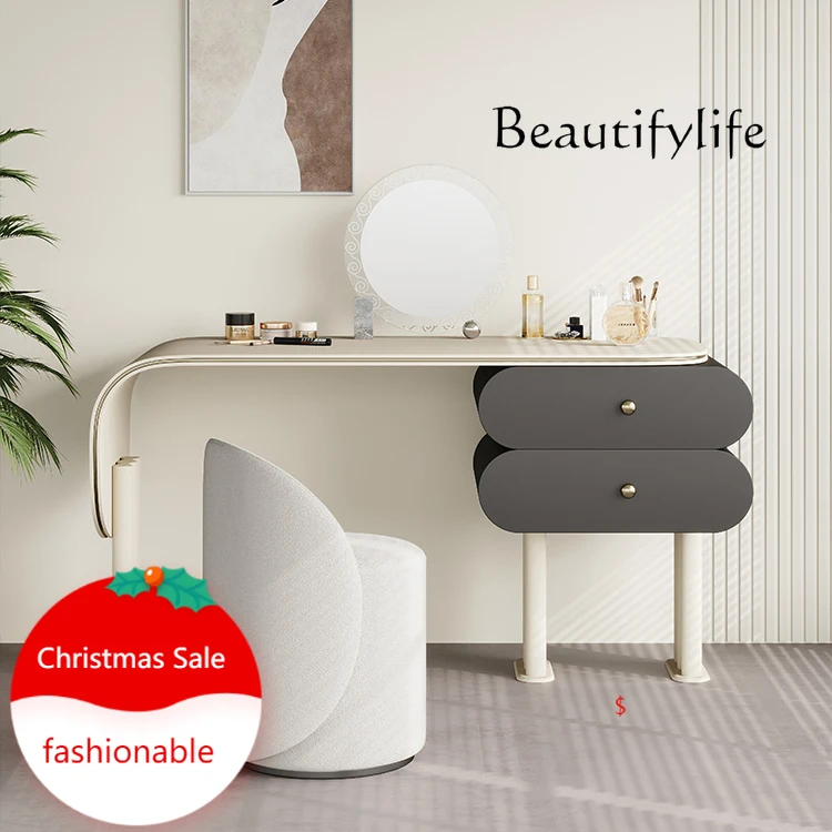 System Organizer Vestidores Furniture Light Luxury Vanity Table Women Desgin Service Drawers Storage Vanity Table Mirror
System Organizer Vestidores Furniture Light Luxury Vanity Table Women Desgin Service Drawers Storage Vanity Table Mirror