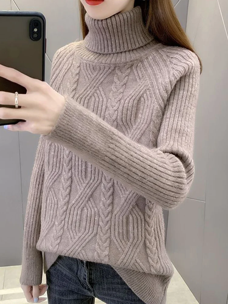 Women's High Collar Color Knitwear Short Long Sleeve Warm Casual Style Fashionable Retro Base Layer Shirt Trendy
Women's High Collar Color Knitwear Short Long Sleeve Warm Casual Style Fashionable Retro Base Layer Shirt Trendy