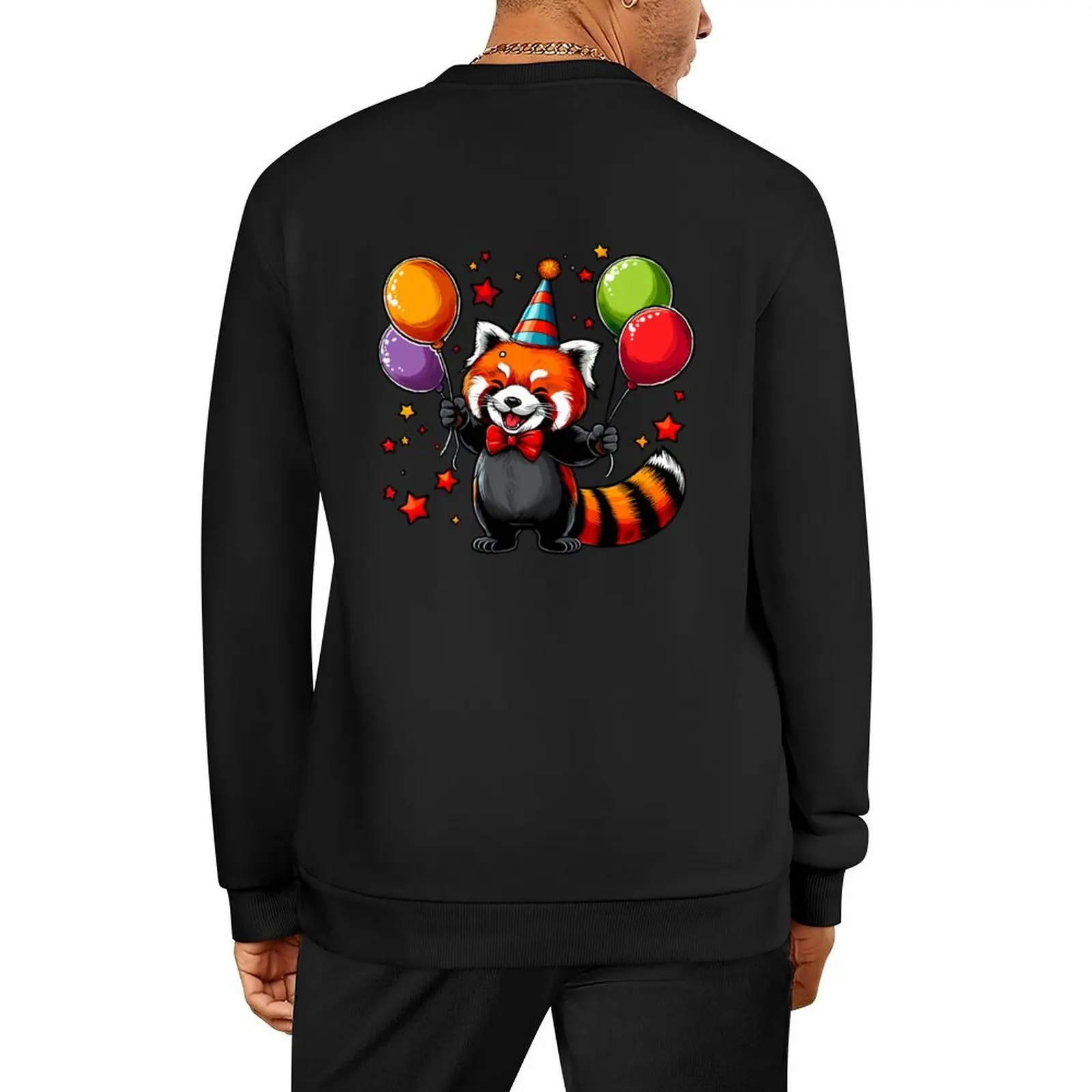 Party Red Panda Pullover men's clothing men wear male clothes autumn sweatshirt male
Party Red Panda Pullover men's clothing men wear male clothes autumn sweatshirt male