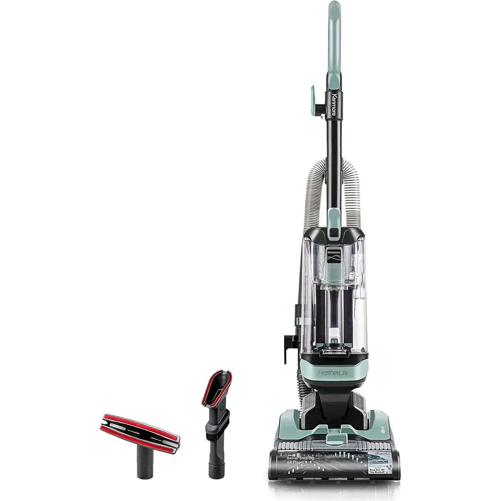 Upright Lightweight Vacuum Cleaner with 4 Height Settings, Hair Removal Brushroll, and 2 Tools
Upright Lightweight Vacuum Cleaner with 4 Height Settings, Hair Removal Brushroll, and 2 Tools