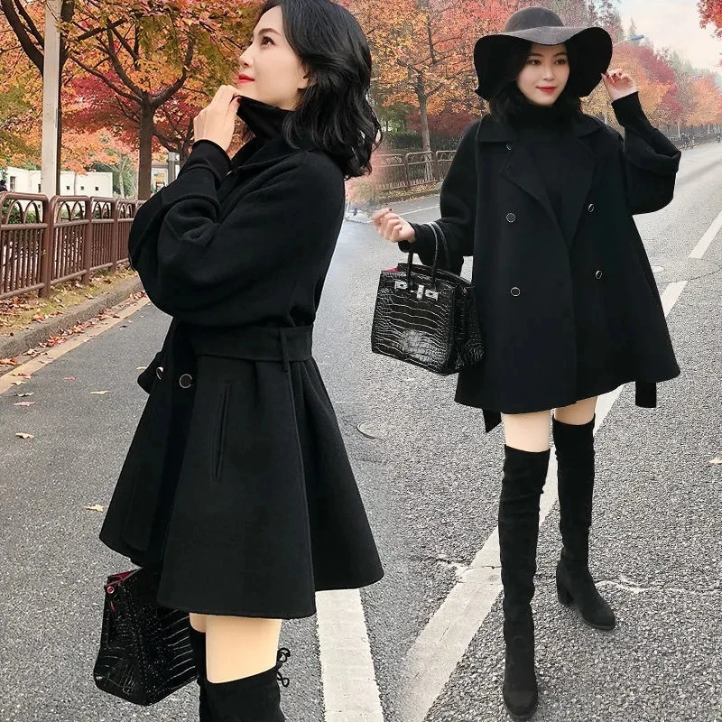 Woolen Coat Womens 2024 Spring Autumn New Fashion Slim Versatile Casual Woolen Jacket Women Double Breasted Waist Outerwear
Woolen Coat Womens 2024 Spring Autumn New Fashion Slim Versatile Casual Woolen Jacket Women Double Breasted Waist Outerwear