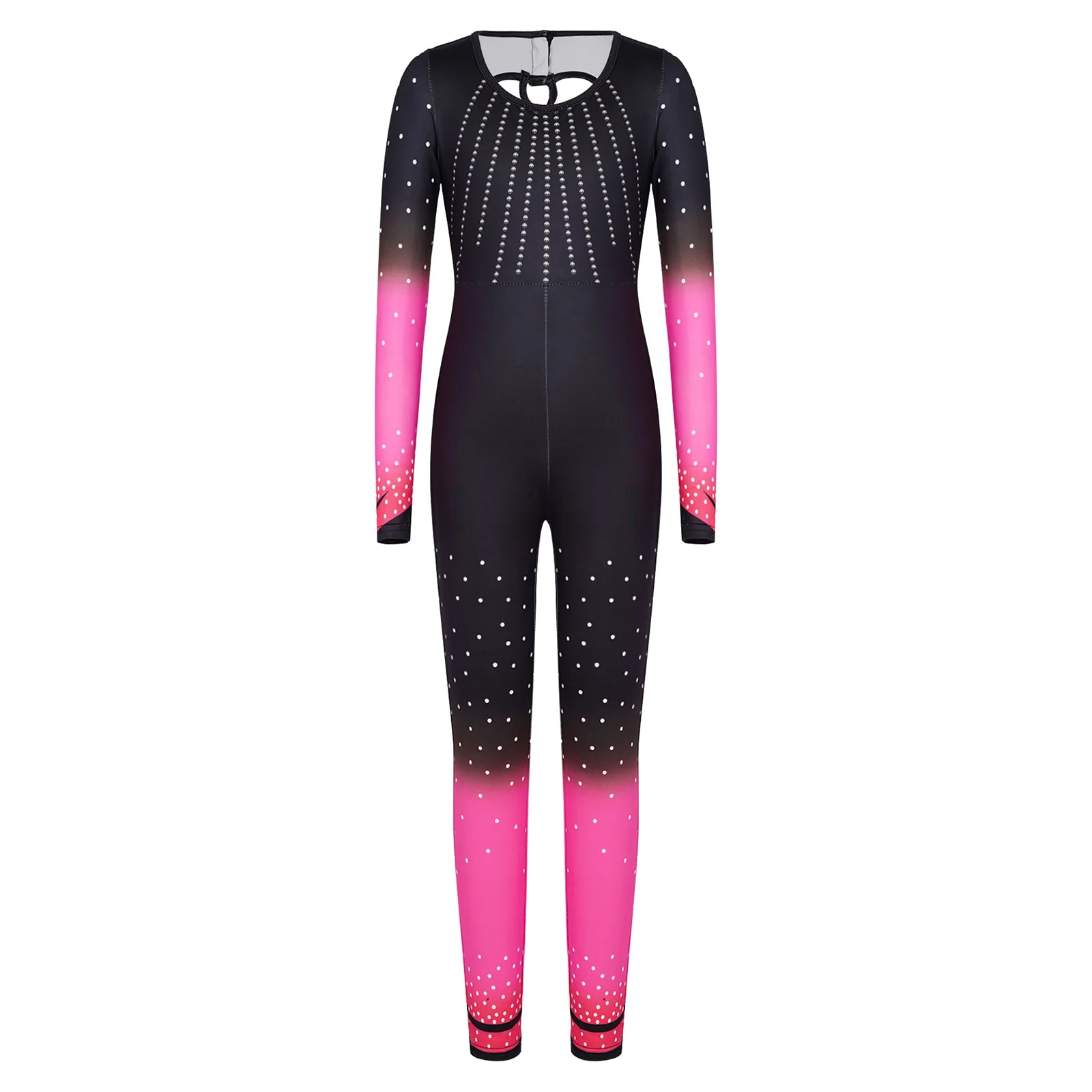 Kids Girls Dots Print Gymnastics Ballet Dance Jumpsuit Long Sleeve Cross Cutout Back Full Length Yoga Sports Bodysuit Dancewear
Kids Girls Dots Print Gymnastics Ballet Dance Jumpsuit Long Sleeve Cross Cutout Back Full Length Yoga Sports Bodysuit Dancewear
