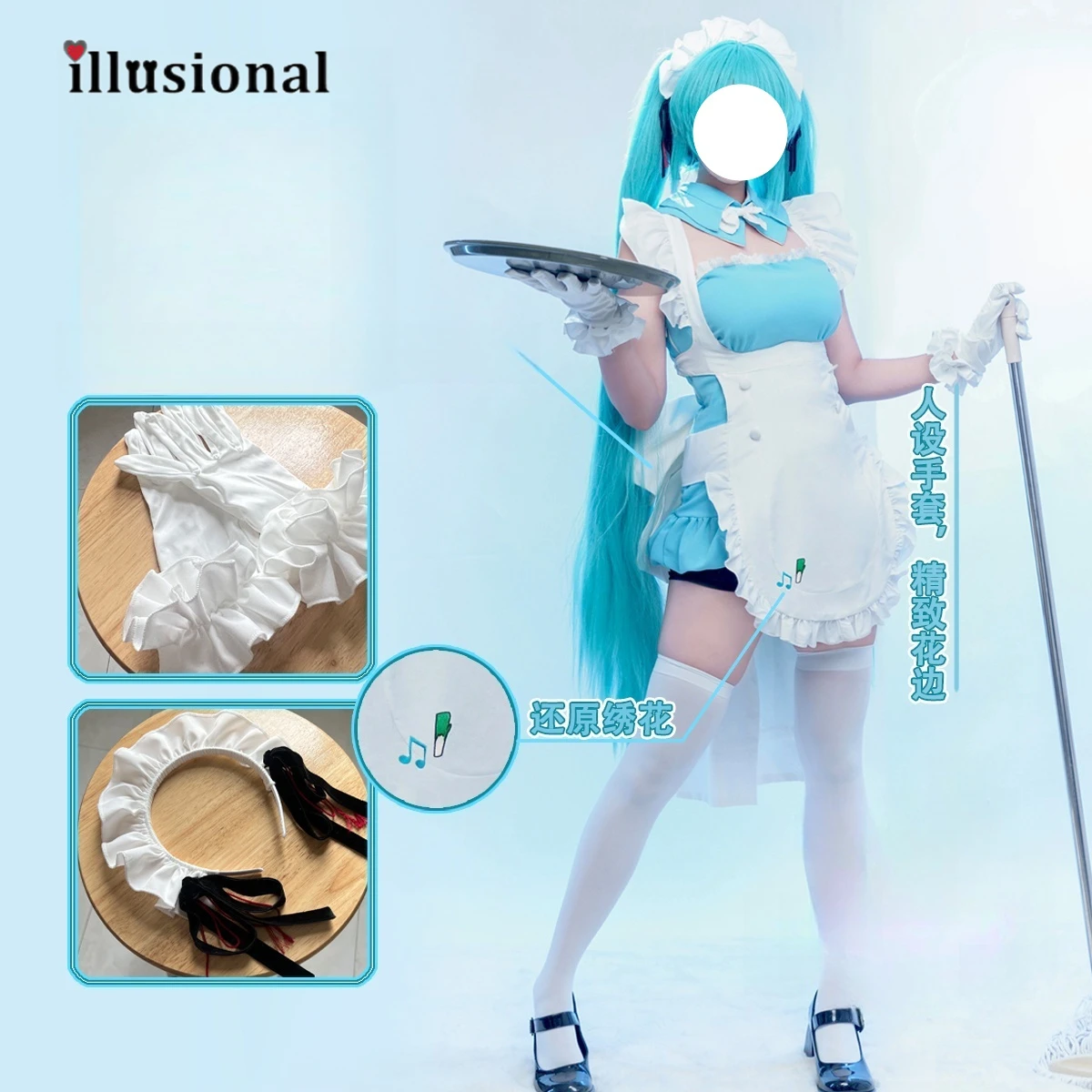 illusional Anime Mi cos k u housekeeping Sexy Dress Cosplay Costume Halloween Costumes Female
illusional Anime Mi cos k u housekeeping Sexy Dress Cosplay Costume Halloween Costumes Female