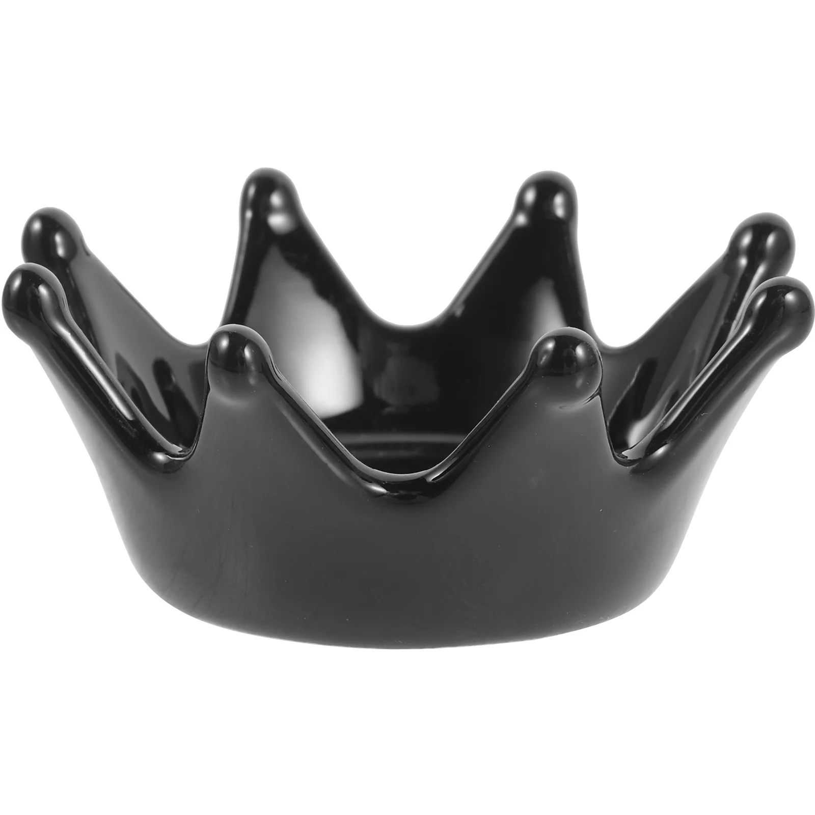 Jewelry Tray Crown Decor in Ceramic Trinket Display Shaped Bowl Dish Black Mini
Jewelry Tray Crown Decor in Ceramic Trinket Display Shaped Bowl Dish Black Mini