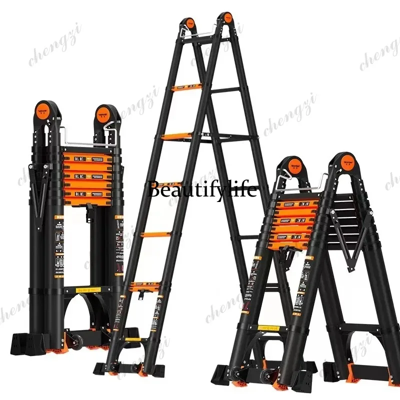 A81 Aluminum Alloy Telescopic Ladder Multifunctional Herringbone Design for Home Portable Engineering Construction Use
A81 Aluminum Alloy Telescopic Ladder Multifunctional Herringbone Design for Home Portable Engineering Construction Use