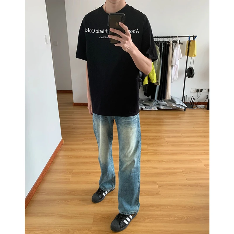 Light Blue Bamboo Texture Men's Jeans Summer American High Street Sle Slimming Stretchy Micro Flared Straight Leg Pants
Light Blue Bamboo Texture Men's Jeans Summer American High Street Sle Slimming Stretchy Micro Flared Straight Leg Pants