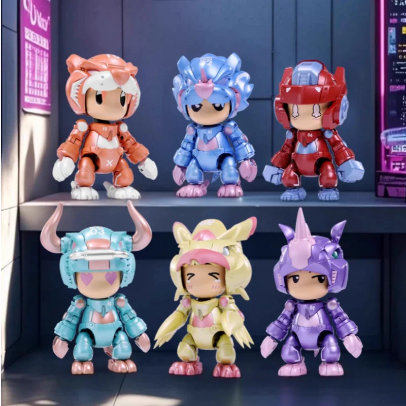 Original TRANS AGE Pocket Series Mech Blind Box Q Version Transform Model Toy With Movable Joints Dual Form Figure Mystery Box
Original TRANS AGE Pocket Series Mech Blind Box Q Version Transform Model Toy With Movable Joints Dual Form Figure Mystery Box