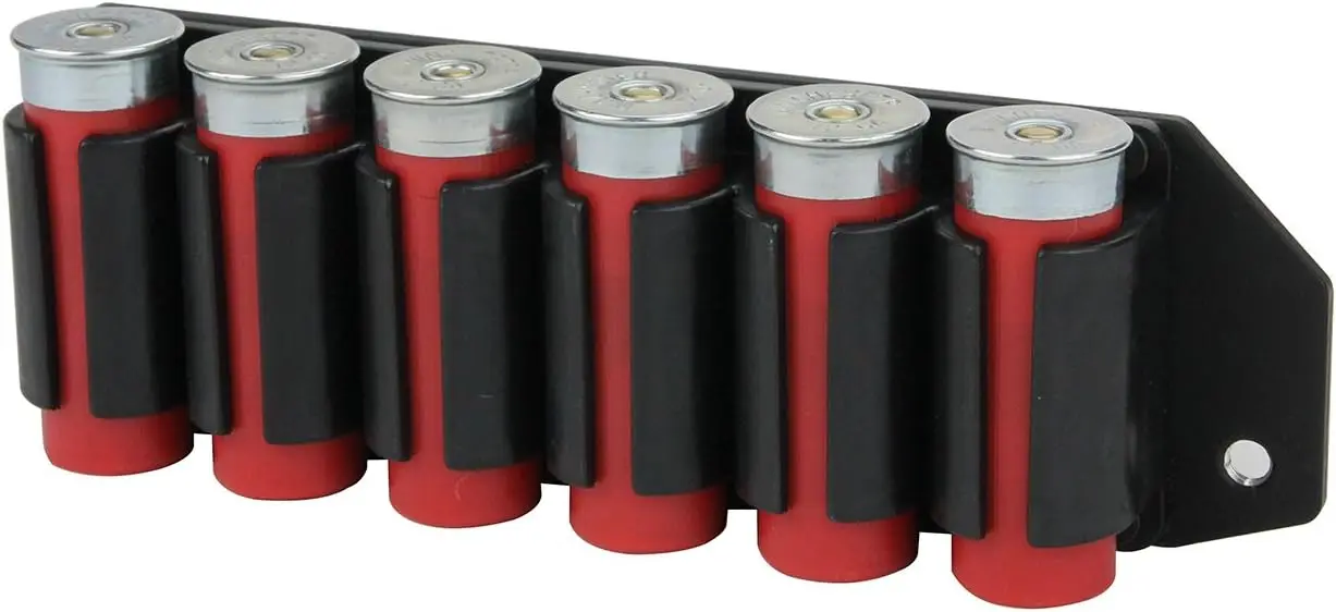 Universal 12 Gauge Shotgun Side Saddle, 6-Round Shell Holder for Remington Models, Easy Mount Black
Universal 12 Gauge Shotgun Side Saddle, 6-Round Shell Holder for Remington Models, Easy Mount Black