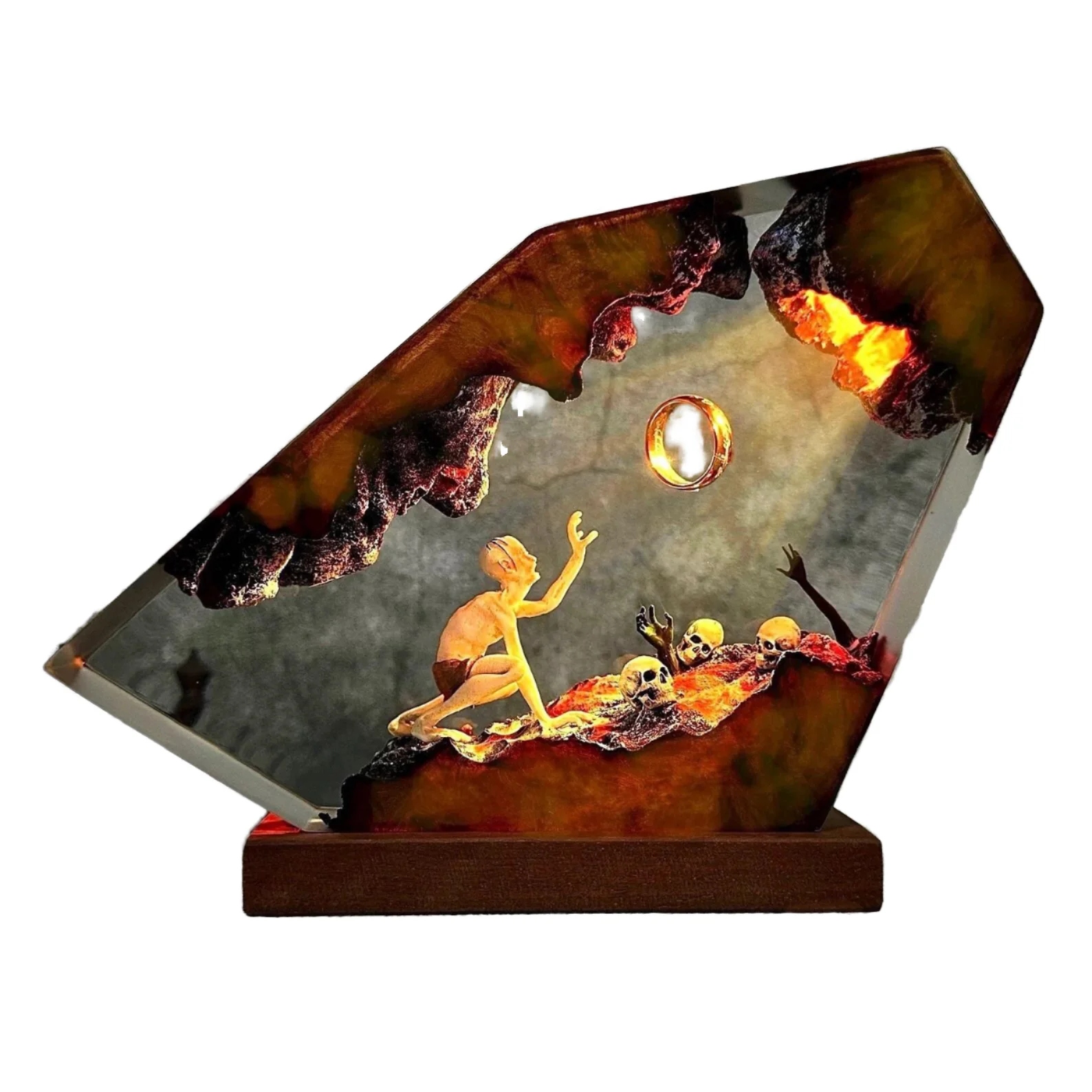 &c 17.5X11.5CM Gollum Power Ring Resin Light Dark Lord's Ring Fantasy World Halloween-themed Desktop Decoration Ornaments
&c 17.5X11.5CM Gollum Power Ring Resin Light Dark Lord's Ring Fantasy World Halloween-themed Desktop Decoration Ornaments