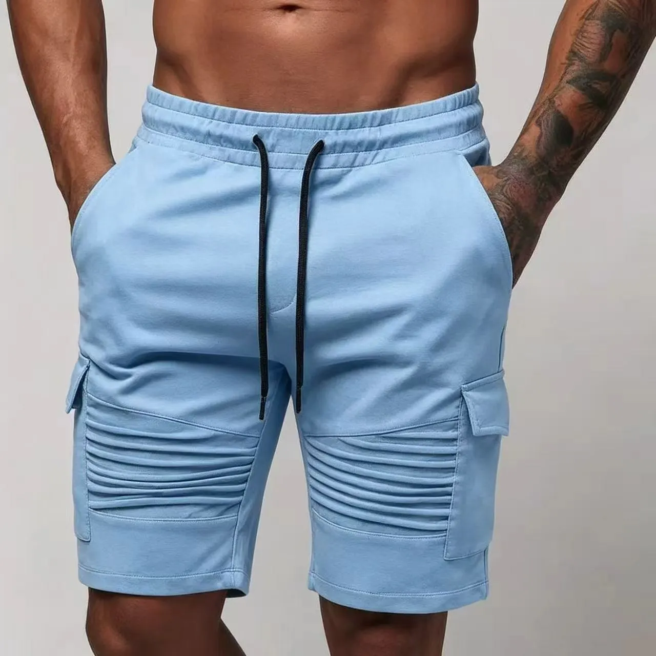 Summer Men's Fitness Shorts Multi pocket Men's Casual Sports shorts Outdoor Multi-functional Breathable Straight Running Shorts
Summer Men's Fitness Shorts Multi pocket Men's Casual Sports shorts Outdoor Multi-functional Breathable Straight Running Shorts