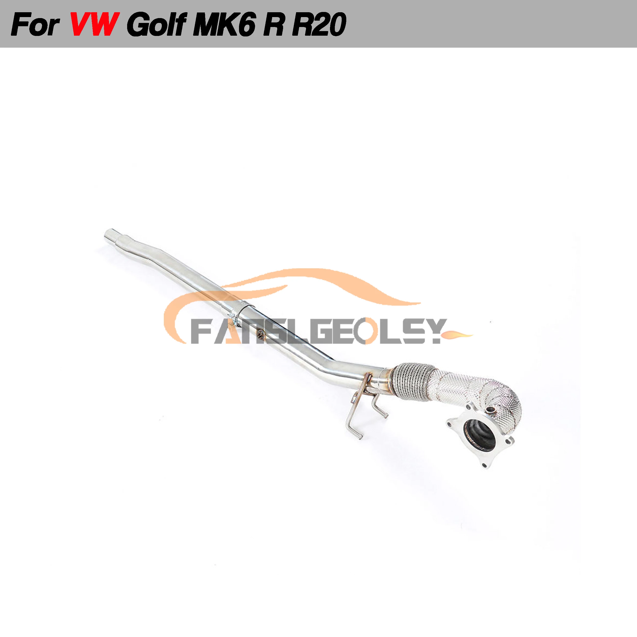 For VW Golf MK6 R R20 Steel Downpipe Performance Exhaust System With Heat shield and catalytic converter Headers
For VW Golf MK6 R R20 Steel Downpipe Performance Exhaust System With Heat shield and catalytic converter Headers