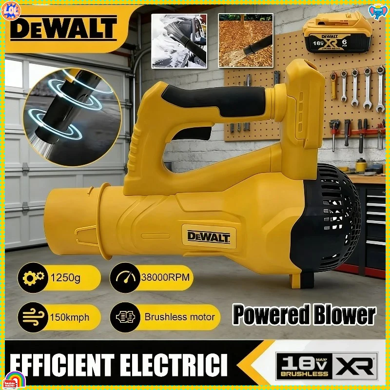 Беспроводная воздуходувка DEWALT 38000 об/мин, бесщеточная, ручная, турбо-воздуходувка для листьев, для аккумуляторов 18В-20В
Беспроводная воздуходувка DEWALT 38000 об/мин, бесщеточная, ручная, турбо-воздуходувка для листьев, для аккумуляторов 18В-20В