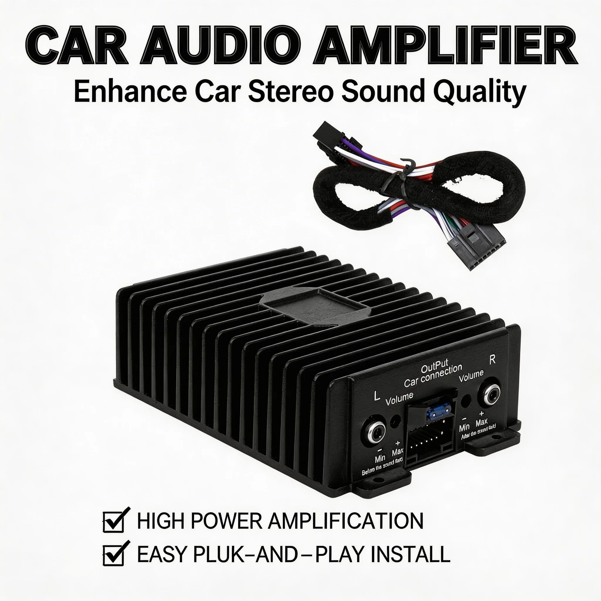 4-Channel Car Amplifier 80Wx4 Power Amplifier Class A/B Digital Sound Processor Bluetooth 5.0 Wireless For Android Car Player
4-Channel Car Amplifier 80Wx4 Power Amplifier Class A/B Digital Sound Processor Bluetooth 5.0 Wireless For Android Car Player