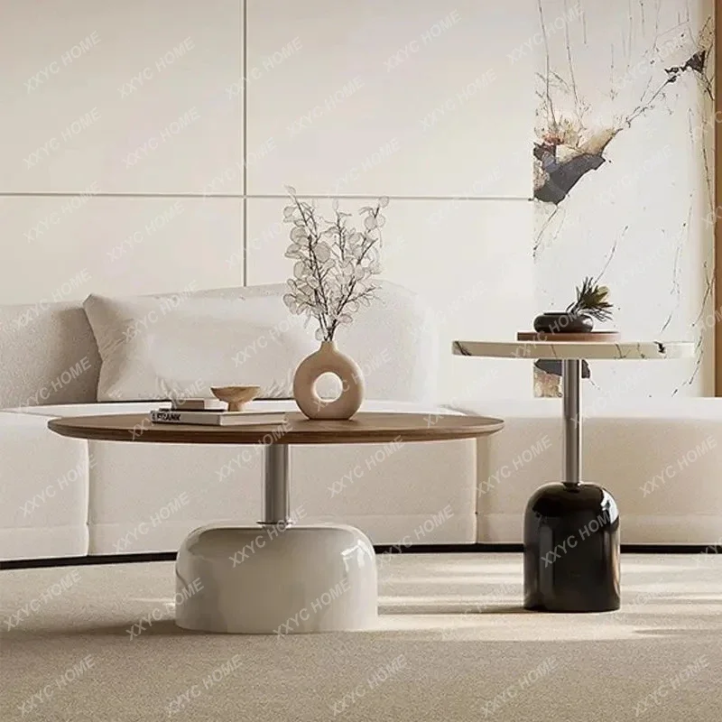 Light luxury natural marble round coffee table combination modern simple home living room small apartment high sense
Light luxury natural marble round coffee table combination modern simple home living room small apartment high sense