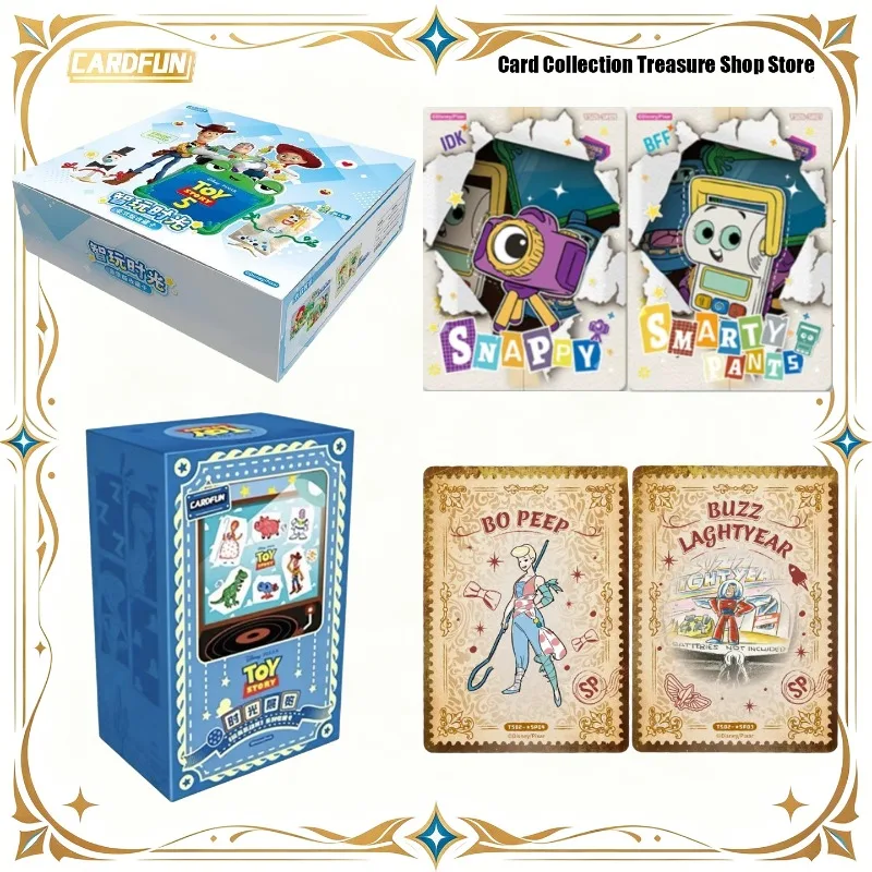 CARDFUN Official Toy Story Series Trading Cards Woody Buzz Lightyear Jessie Hamm Aliens Character Hot Sale Collectible Cards
CARDFUN Official Toy Story Series Trading Cards Woody Buzz Lightyear Jessie Hamm Aliens Character Hot Sale Collectible Cards