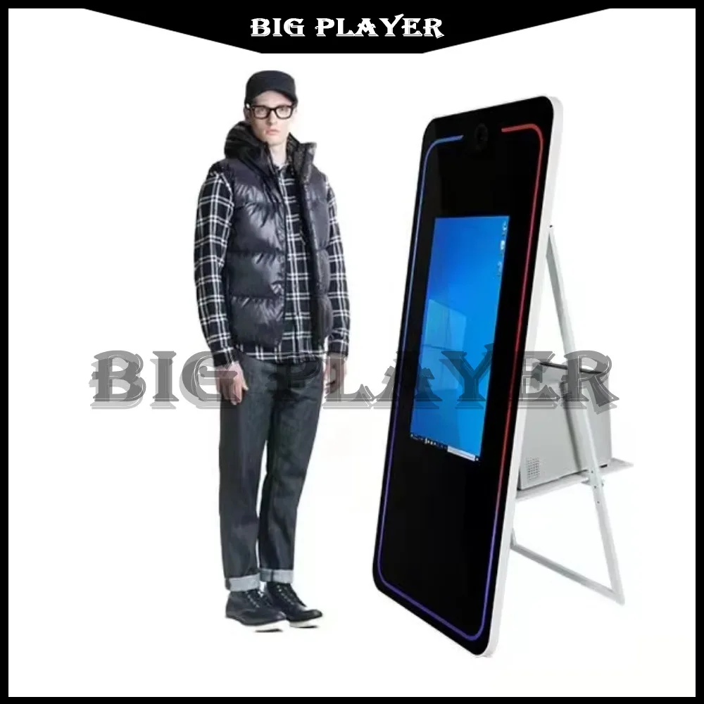 Smart 40 inch 4K interactive touch screen magic mirror photo booth
Smart 40 inch 4K interactive touch screen magic mirror photo booth