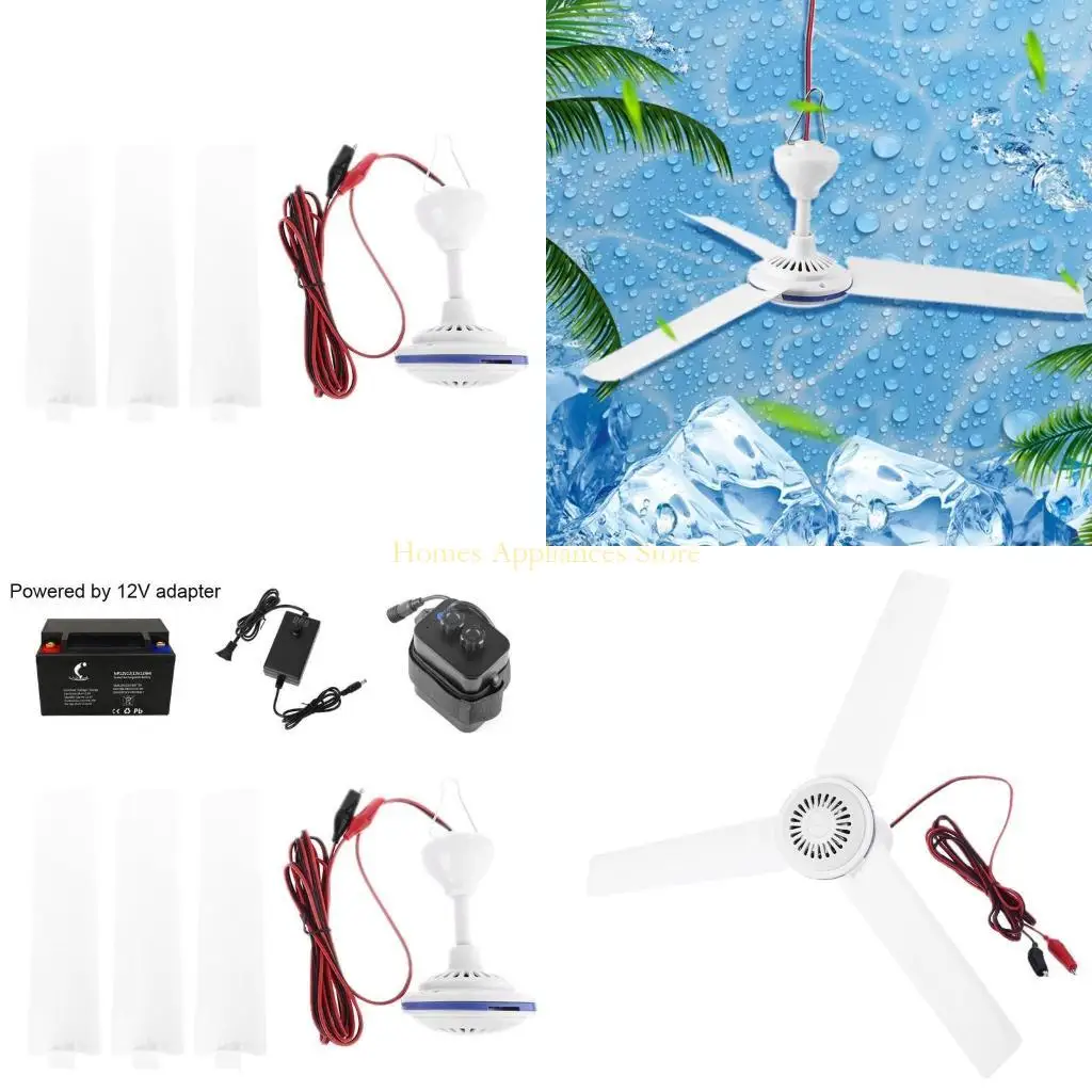 D0AB 3 Leaves Ceiling Fan Air Cooler Hanging Tent Fans for Camping Bed Dormitory
D0AB 3 Leaves Ceiling Fan Air Cooler Hanging Tent Fans for Camping Bed Dormitory