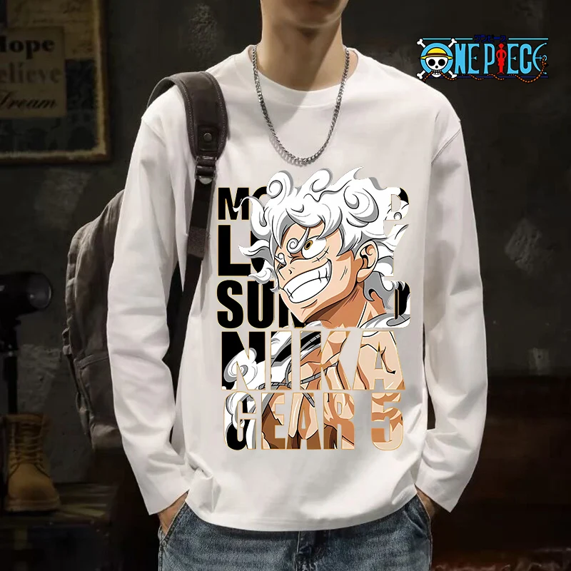 One Piece Adult Long Sleeve T-shirts Luffy Cartoon Anime Figures Top Clothes Men Trendy Cool Home Outdoor Sweatshirt Clothing
One Piece Adult Long Sleeve T-shirts Luffy Cartoon Anime Figures Top Clothes Men Trendy Cool Home Outdoor Sweatshirt Clothing