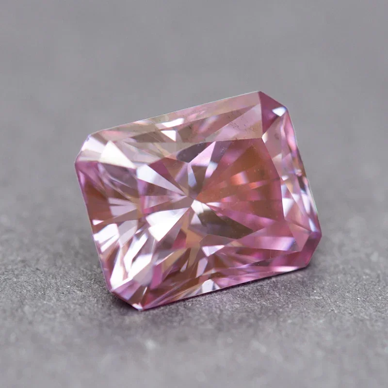 Moissanite Stone Sakura Pink Color Radiant Cut Artificial Gemstone DIY Advanced Jewelry Rings Earrings Making With CertificateN
Moissanite Stone Sakura Pink Color Radiant Cut Artificial Gemstone DIY Advanced Jewelry Rings Earrings Making With CertificateN
