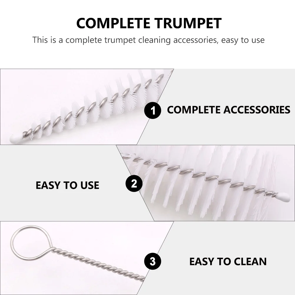1Set Trumpet Cleaning Brush Set 3 Flexible Durable Brushes Cornet Mouthpiece Maintenance Kit Trumpet Cleaning Care Kit
1Set Trumpet Cleaning Brush Set 3 Flexible Durable Brushes Cornet Mouthpiece Maintenance Kit Trumpet Cleaning Care Kit