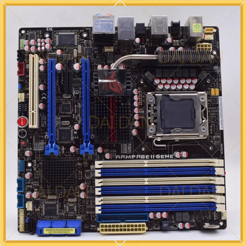 For ASUS ROG players RAMPAGE II GENE main board X58 chip Used
