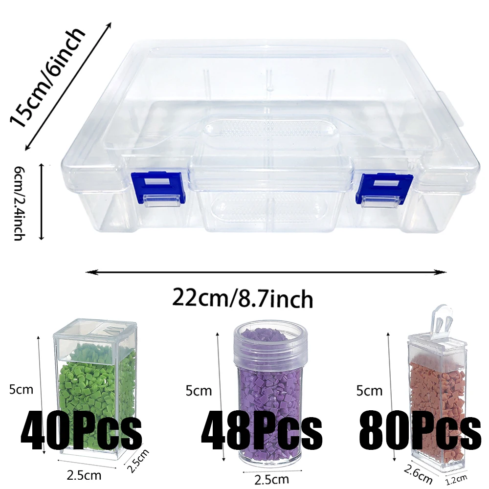 Diamond Painting Kits Storage Boxes Container to Work Beads Wax Accessories Embroidery Tools Bead Organizer New Box Accessory 5d
Diamond Painting Kits Storage Boxes Container to Work Beads Wax Accessories Embroidery Tools Bead Organizer New Box Accessory 5d