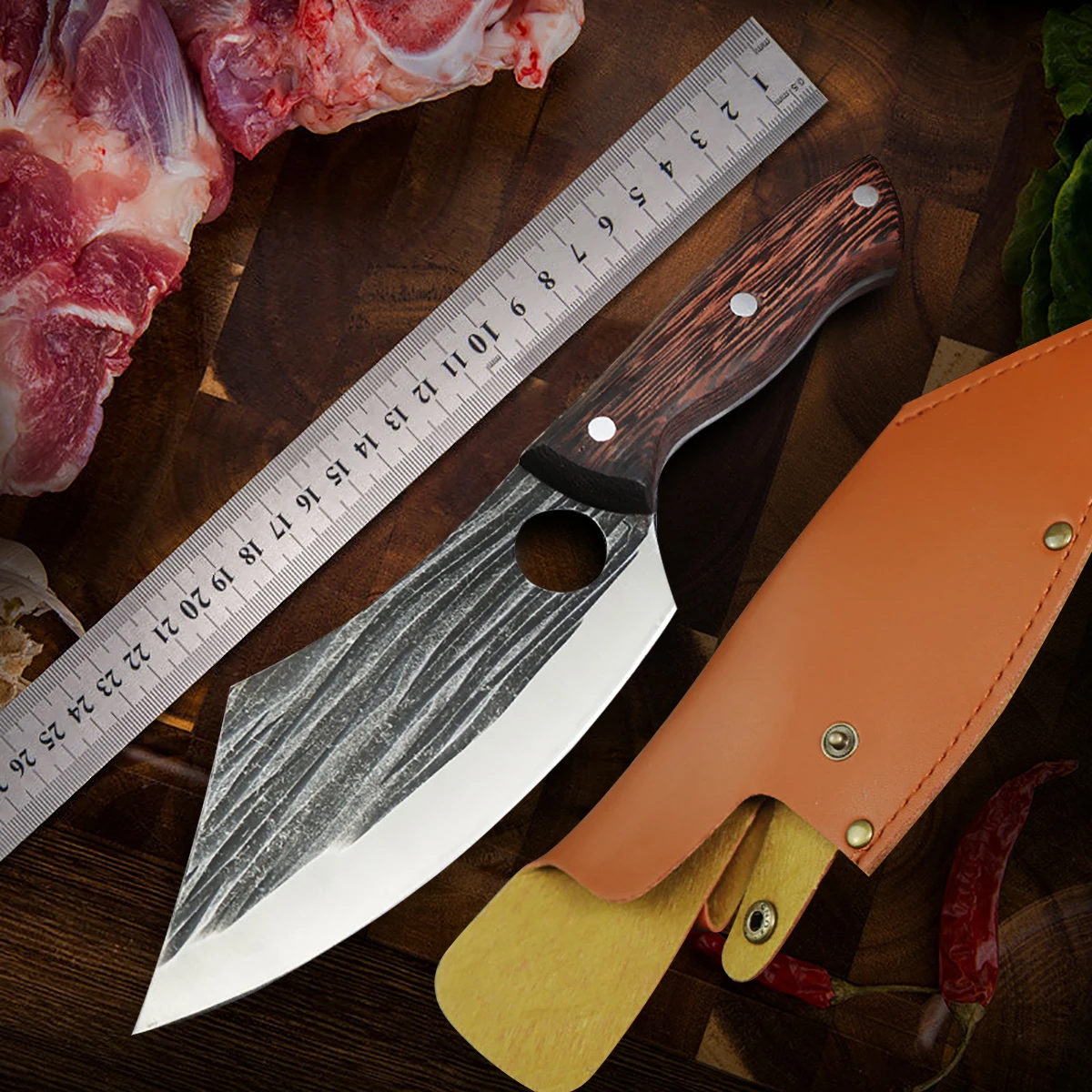 Stainless Steel Deboning Knife Kitchen Knife Small Machete Butcher Knife Household Knife Slicing Knife Fish Knife
Stainless Steel Deboning Knife Kitchen Knife Small Machete Butcher Knife Household Knife Slicing Knife Fish Knife