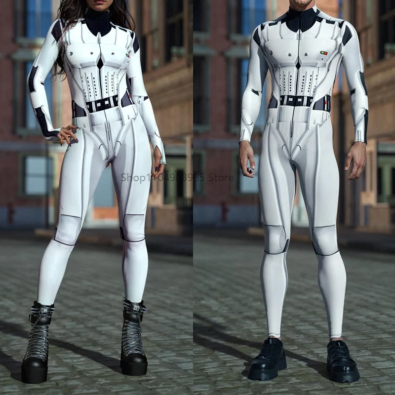 Space Soldier Costume Tech Soldier Bodysuit Role Play Space Universe Battle Bodysuit Halloween Party Disguise Robot Costume
Space Soldier Costume Tech Soldier Bodysuit Role Play Space Universe Battle Bodysuit Halloween Party Disguise Robot Costume