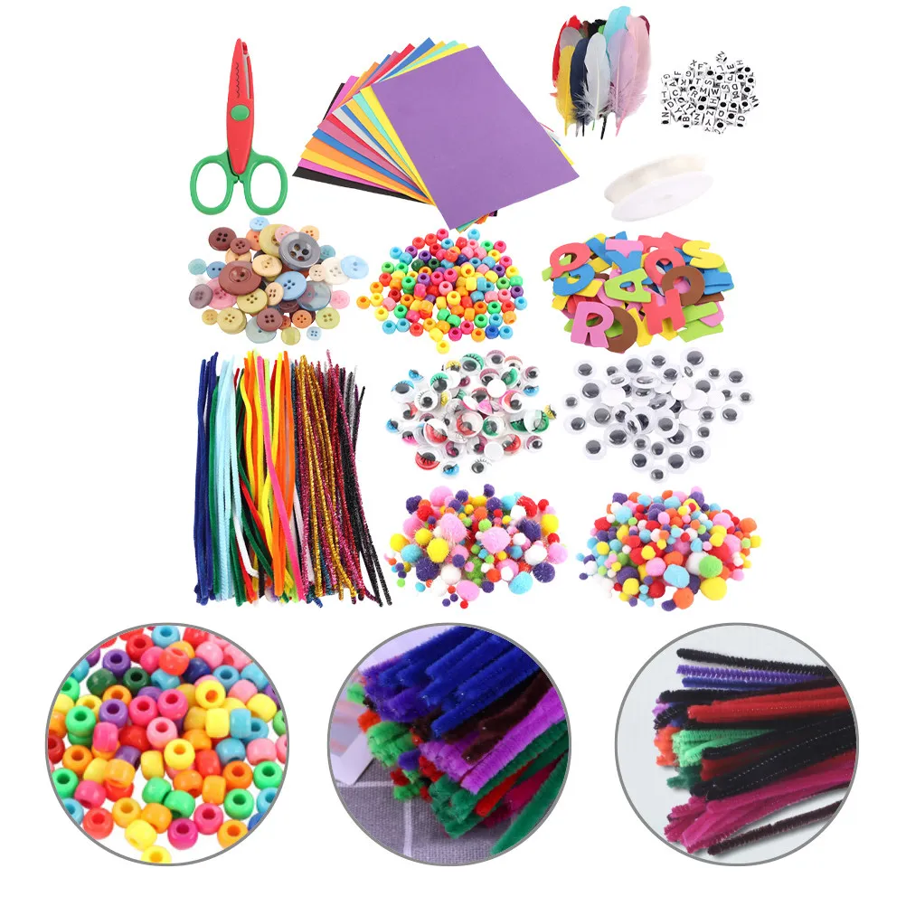 1Set Chenille Stems and Accessories DIY Materials Kit Colorful Pom Poms Beads Easter Kids Handmade Craft Preschool DIY Supplies
1Set Chenille Stems and Accessories DIY Materials Kit Colorful Pom Poms Beads Easter Kids Handmade Craft Preschool DIY Supplies