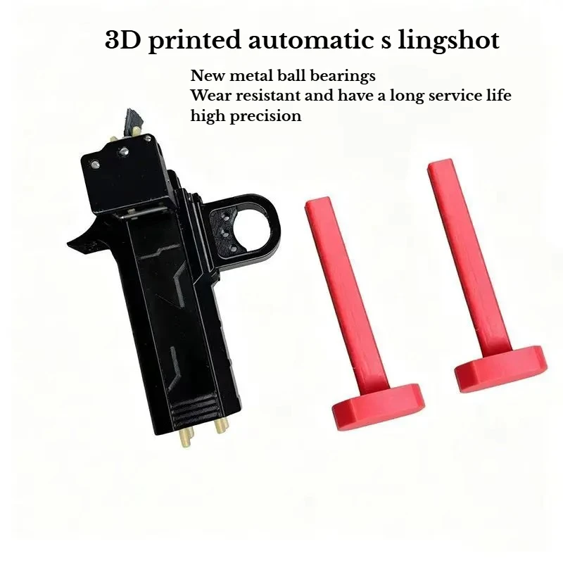3D Printed Automatic Rapid Fire S lingshot Clip with High Precision Rubber Band Metal Ball Bearings Outdoor Tool Part
3D Printed Automatic Rapid Fire S lingshot Clip with High Precision Rubber Band Metal Ball Bearings Outdoor Tool Part