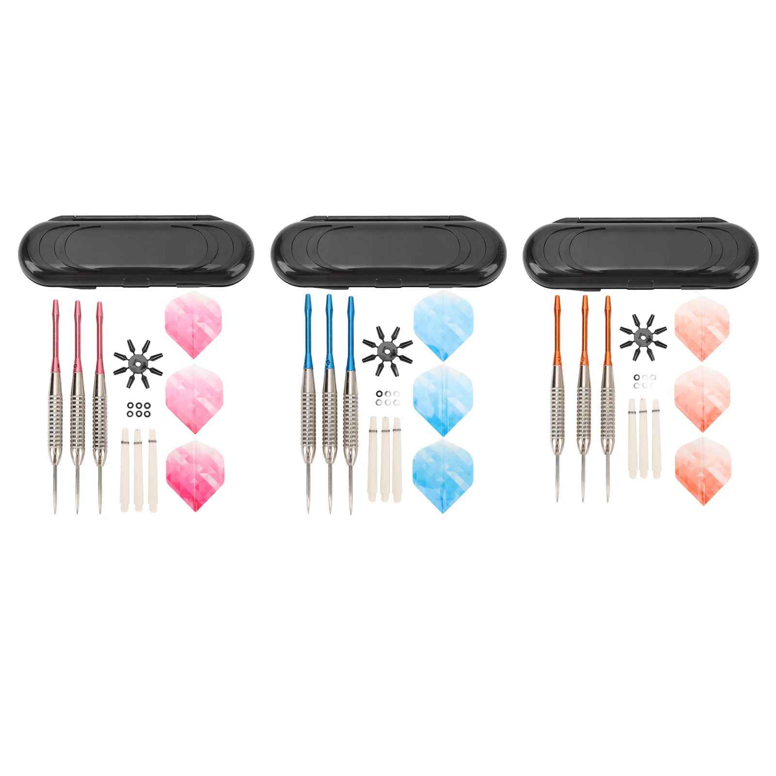 Набор дротиков со стальным наконечником, профессиональные дротики, корпус из алюминия, лопасти из ПЭТ, с кейсом для хранения
Набор дротиков со стальным наконечником, профессиональные дротики, корпус из алюминия, лопасти из ПЭТ, с кейсом для хранения