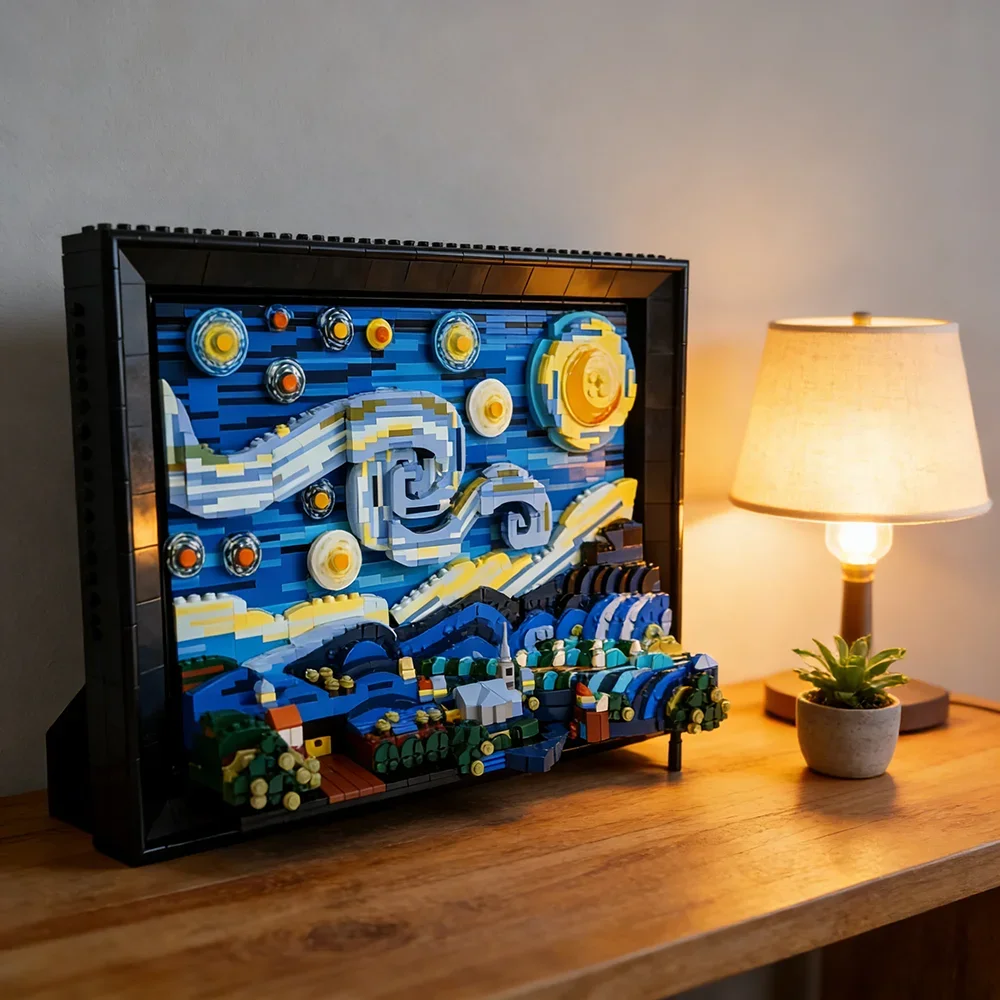 In stock accessories compatible with Starry Night 21333 painting, modern home decoration, art models, decorative gifts
In stock accessories compatible with Starry Night 21333 painting, modern home decoration, art models, decorative gifts
