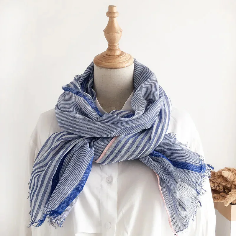 Scarf Women's Spring Autumn Thin Mori Color Matching Shawl Korean Version Versatile Linen Literary Retro Fashion
Scarf Women's Spring Autumn Thin Mori Color Matching Shawl Korean Version Versatile Linen Literary Retro Fashion