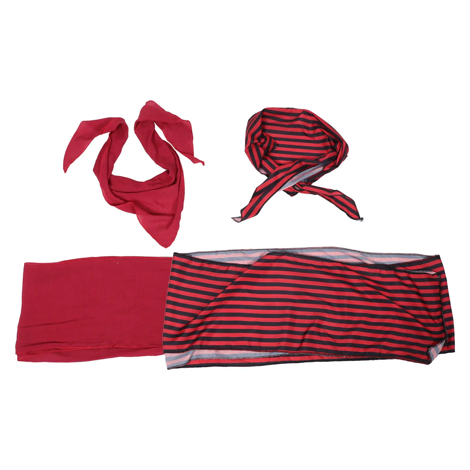 2Sets Pirate Costume Accessory Set Soft Lightweight Bandana Headscarf Waist Sash Men Halloween Pirate Dress Up
2Sets Pirate Costume Accessory Set Soft Lightweight Bandana Headscarf Waist Sash Men Halloween Pirate Dress Up