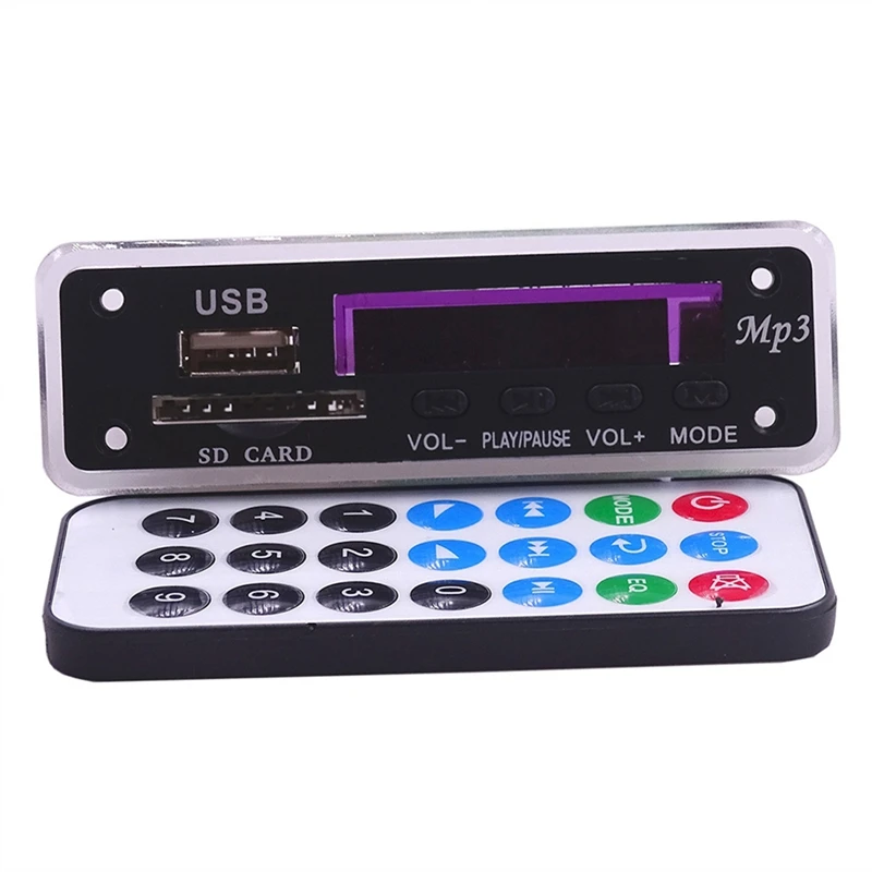 12V Bluetooth MP3 Decoder Board Remote Decoding Board Module Bluetooth MP3 Decoding Board Module
12V Bluetooth MP3 Decoder Board Remote Decoding Board Module Bluetooth MP3 Decoding Board Module