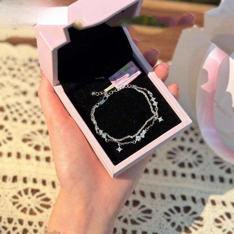 Valentine's Day Gift Meteor Rain Bracelet for Girlfriend Women's Style Luxury Minimalist Design High-End Feeling Creative Gift
Valentine's Day Gift Meteor Rain Bracelet for Girlfriend Women's Style Luxury Minimalist Design High-End Feeling Creative Gift