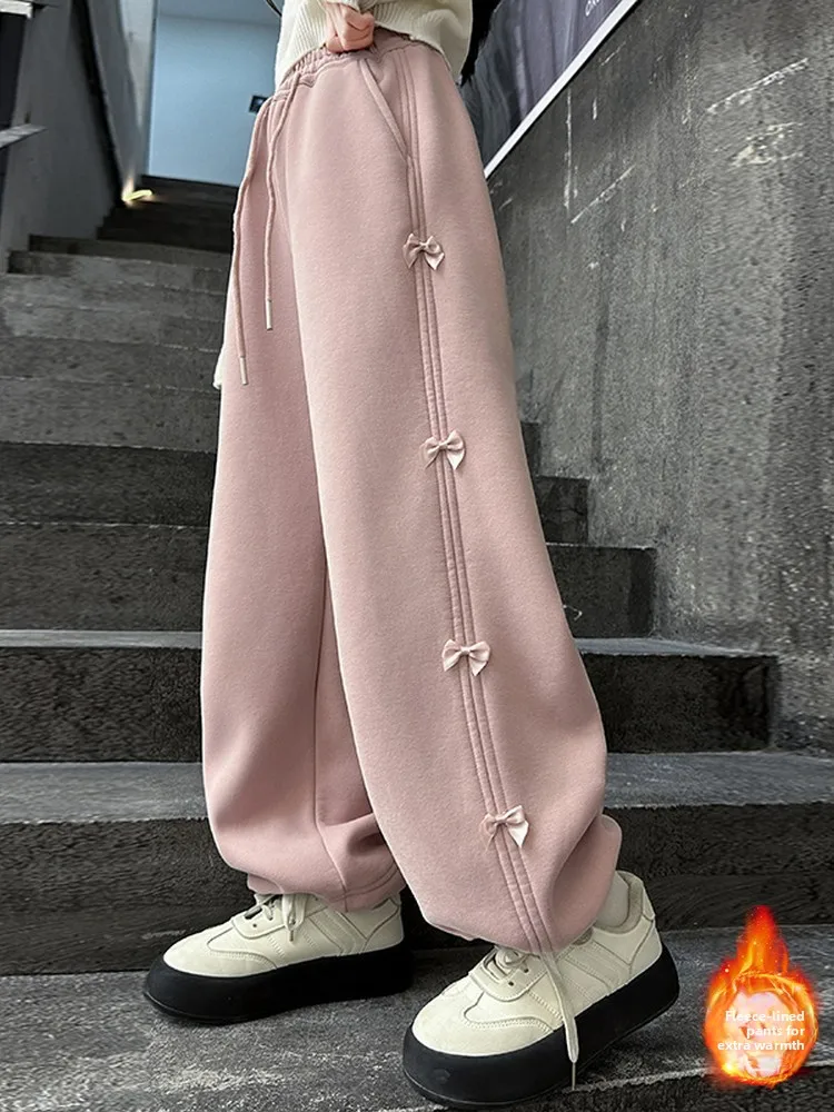 Thiened Fce Women's Autumn Winter Wide Leg Pants Trousers for Junior High School Girls Spor Casual Long Pants
Thiened Fce Women's Autumn Winter Wide Leg Pants Trousers for Junior High School Girls Spor Casual Long Pants