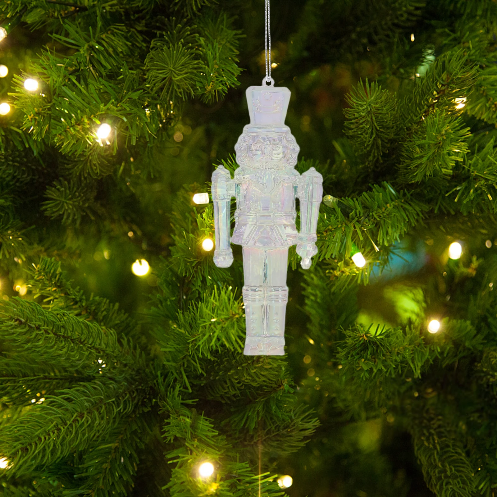 Acrylic Nutcracker Pendant Walnut Soldier Christmas Hanging Ornament Holiday Nutcracker Decoration Festive Tree Charm
Acrylic Nutcracker Pendant Walnut Soldier Christmas Hanging Ornament Holiday Nutcracker Decoration Festive Tree Charm