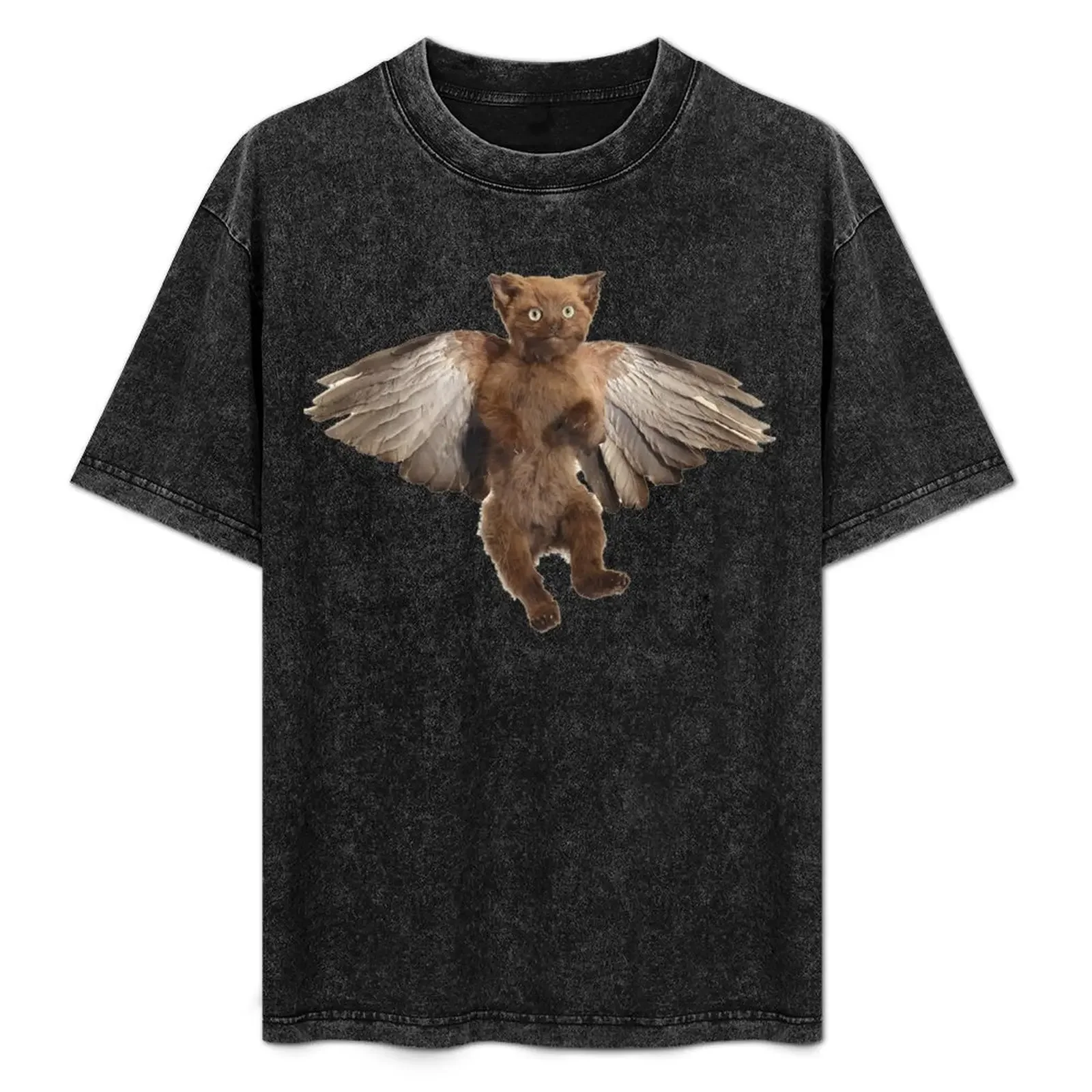 Flying Taxidermy Kitten by Adele Morse T-Shirt Fashion Casual Short Sleeve Top
Flying Taxidermy Kitten by Adele Morse T-Shirt Fashion Casual Short Sleeve Top