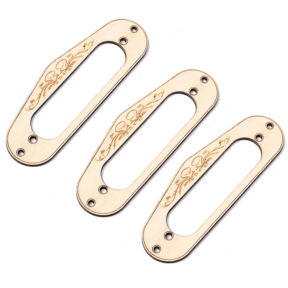 3 Pcs Maple Pickup Frame Guitar Hanger Pickups Gold Single Coil Frames Ring Mounting Electric
3 Pcs Maple Pickup Frame Guitar Hanger Pickups Gold Single Coil Frames Ring Mounting Electric
