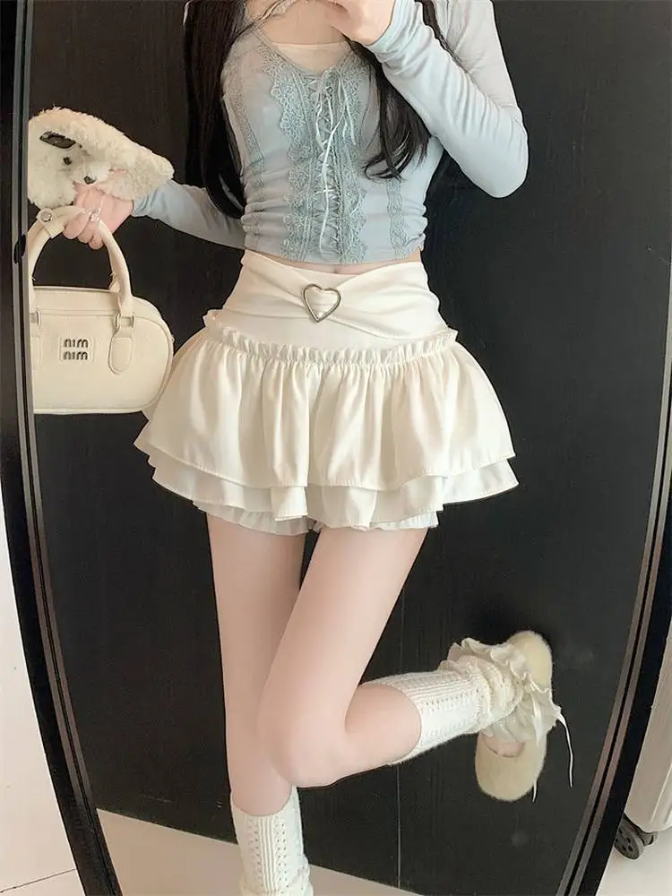 Белая юбка трапециевидной формы, женская летняя новая балетная юбка с высокой талией, анти-легкая юбка, милая юбка на внутренней подкладке
Белая юбка трапециевидной формы, женская летняя новая балетная юбка с высокой талией, анти-легкая юбка, милая юбка на внутренней подкладке