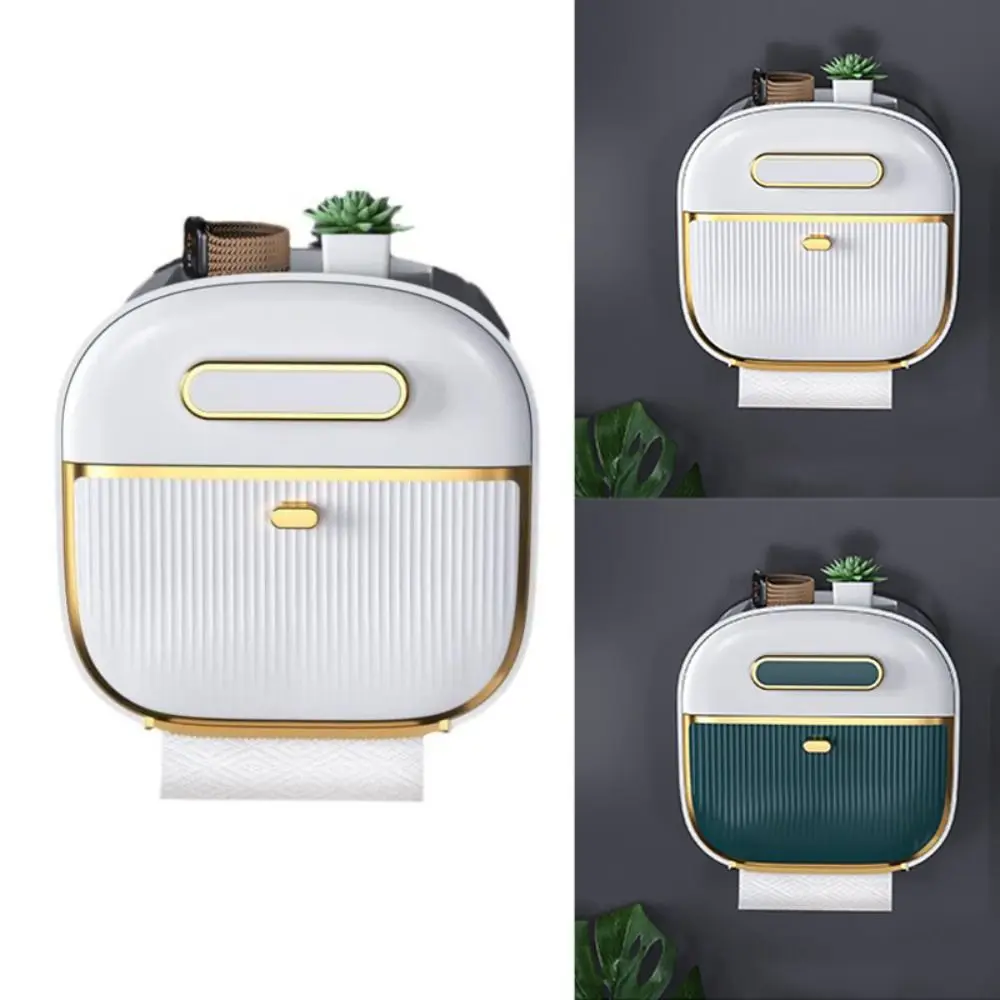 Waterproof Paper Towel Holder Convenient Installation Tear Resistant Roll Paper Storage Box Smooth Surface Space-saving
Waterproof Paper Towel Holder Convenient Installation Tear Resistant Roll Paper Storage Box Smooth Surface Space-saving