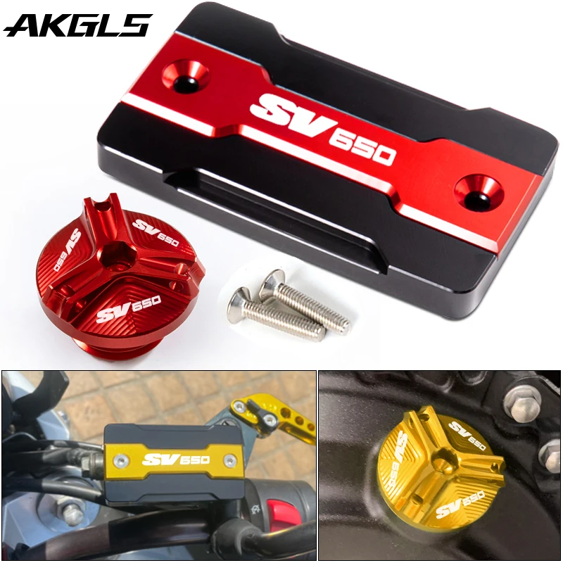 For SUZUKI SV650 SV 650 2008-2020 2021 2022 2023 Accessories Motorcycle front brake fluid cover and fuel filler cover protection
For SUZUKI SV650 SV 650 2008-2020 2021 2022 2023 Accessories Motorcycle front brake fluid cover and fuel filler cover protection